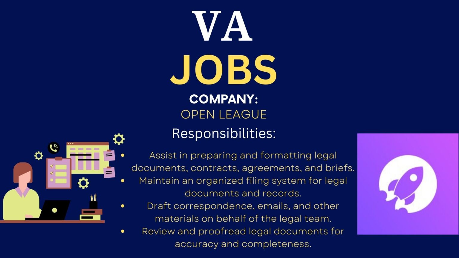 Legal Virtual Assistant Wibblex Jobs