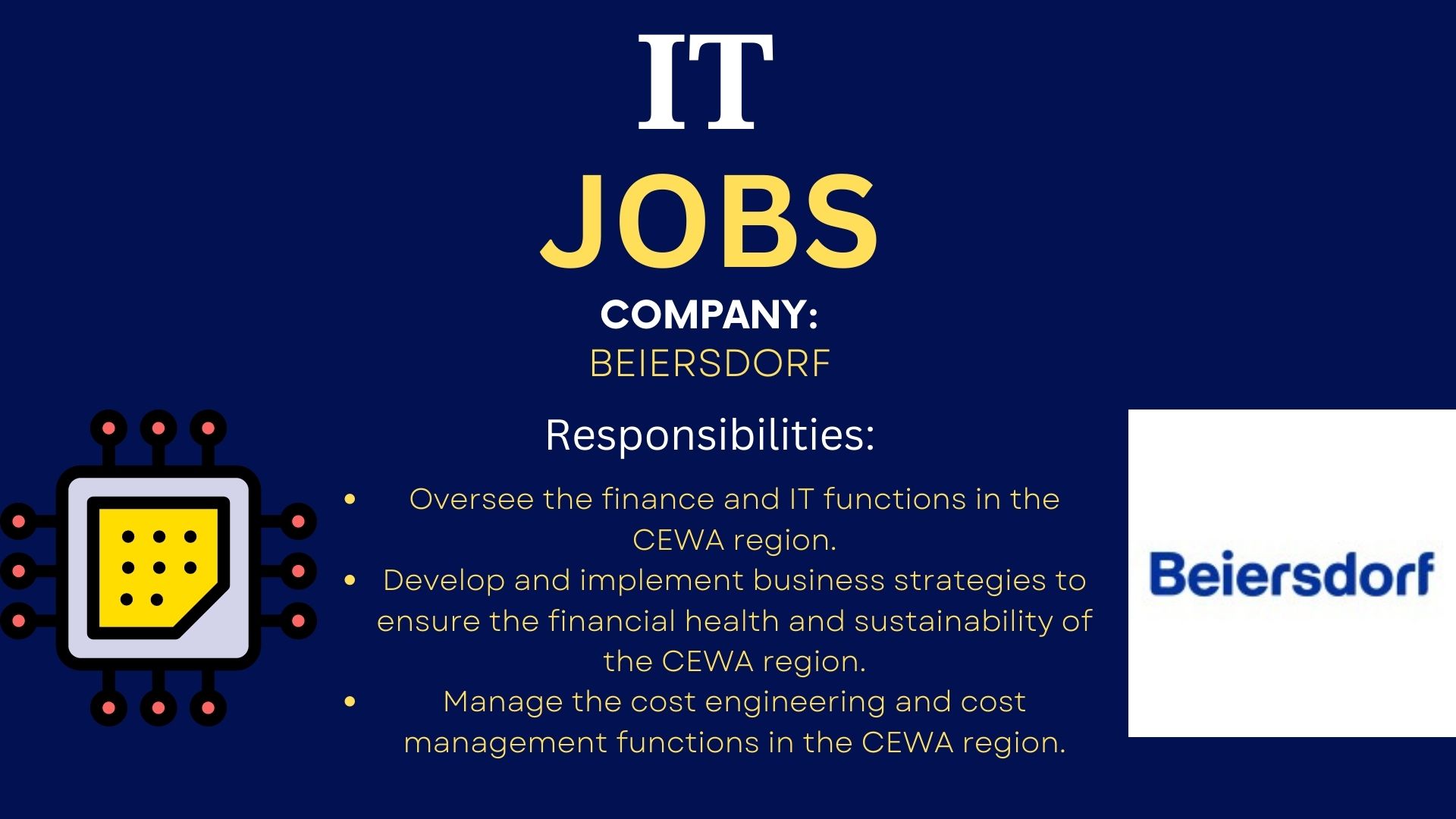 Finance and IT Director – CEWA