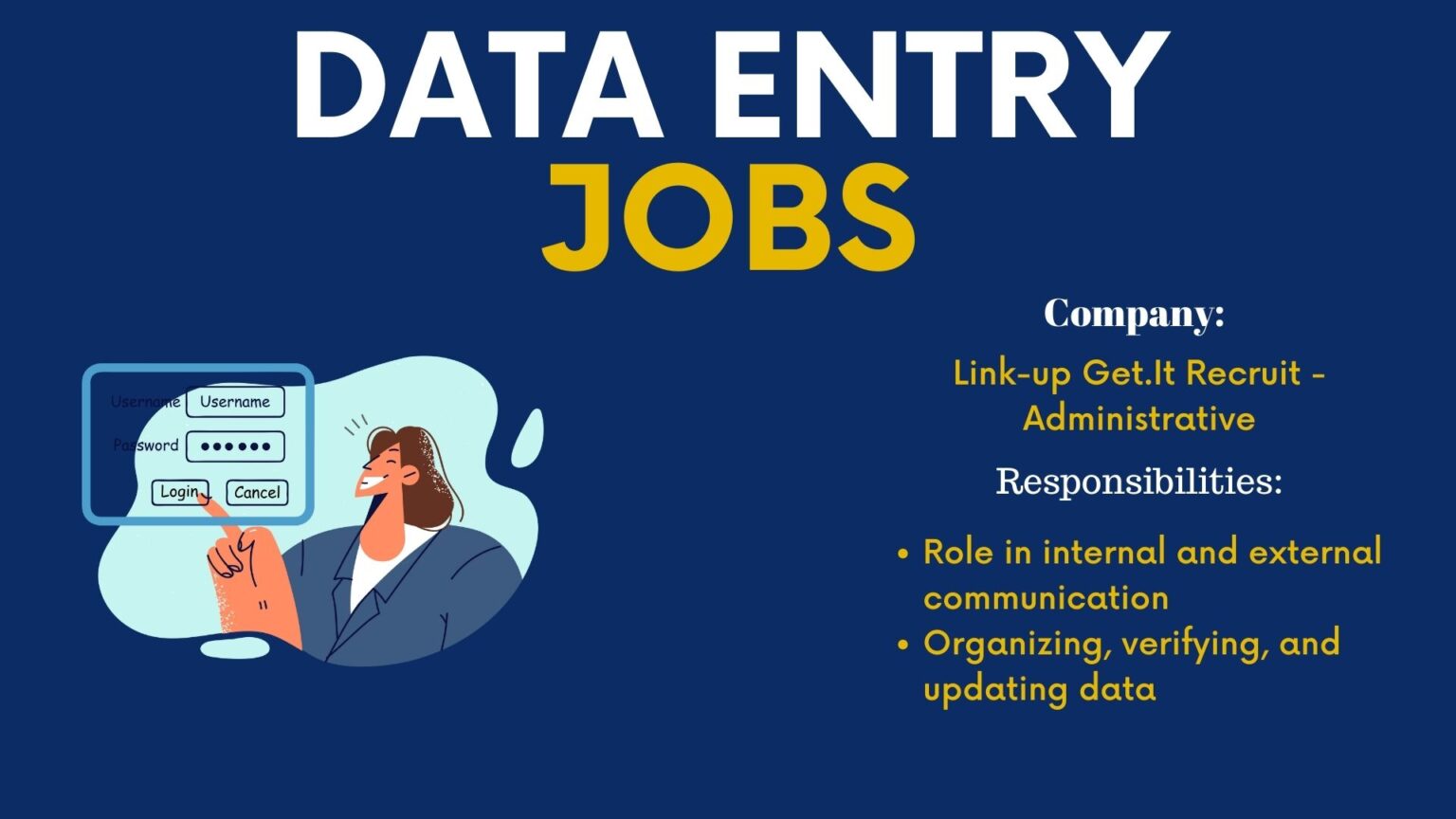 PartTime Data Entry Clerk (Typist) Wibblex Jobs