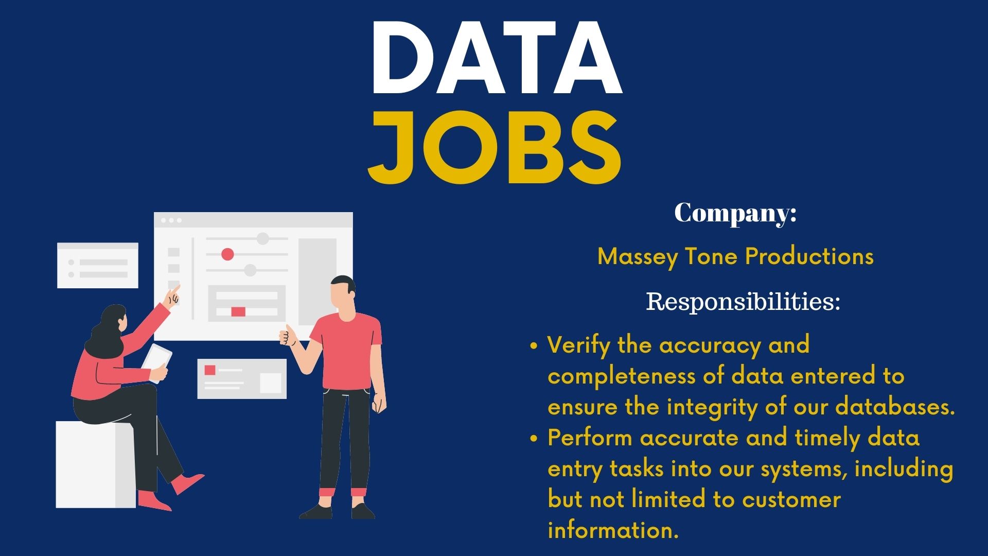 Data Entry Clerk – Full time (Remote)