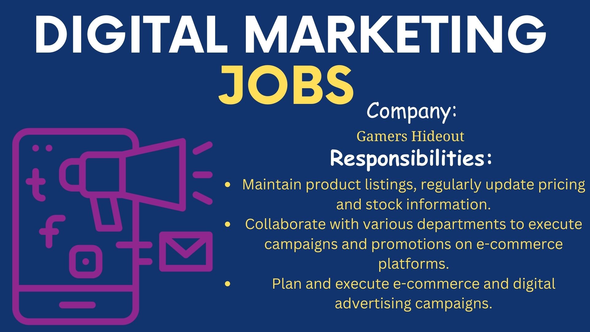 Digital Marketing Specialist - Wibblex Jobs