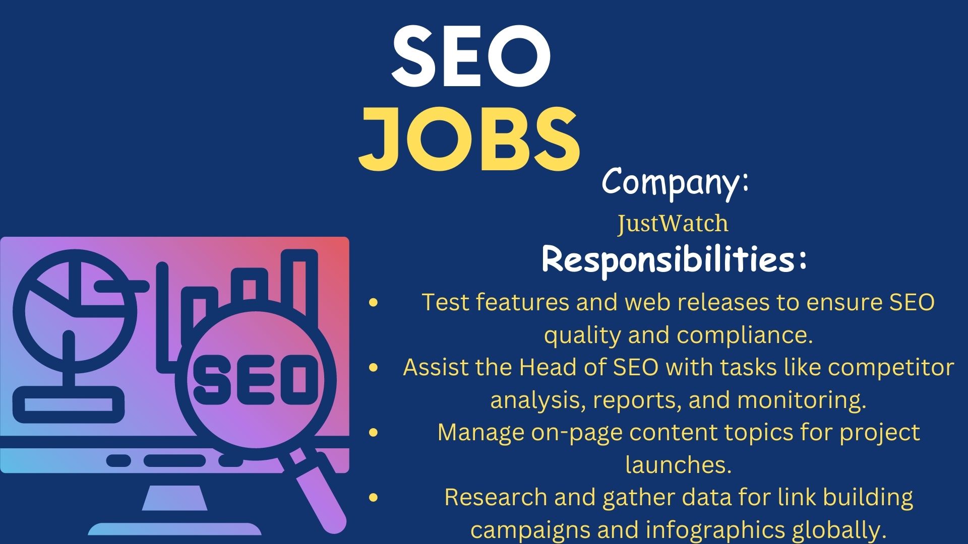 SEO (offpage and onpage) Wibblex Jobs