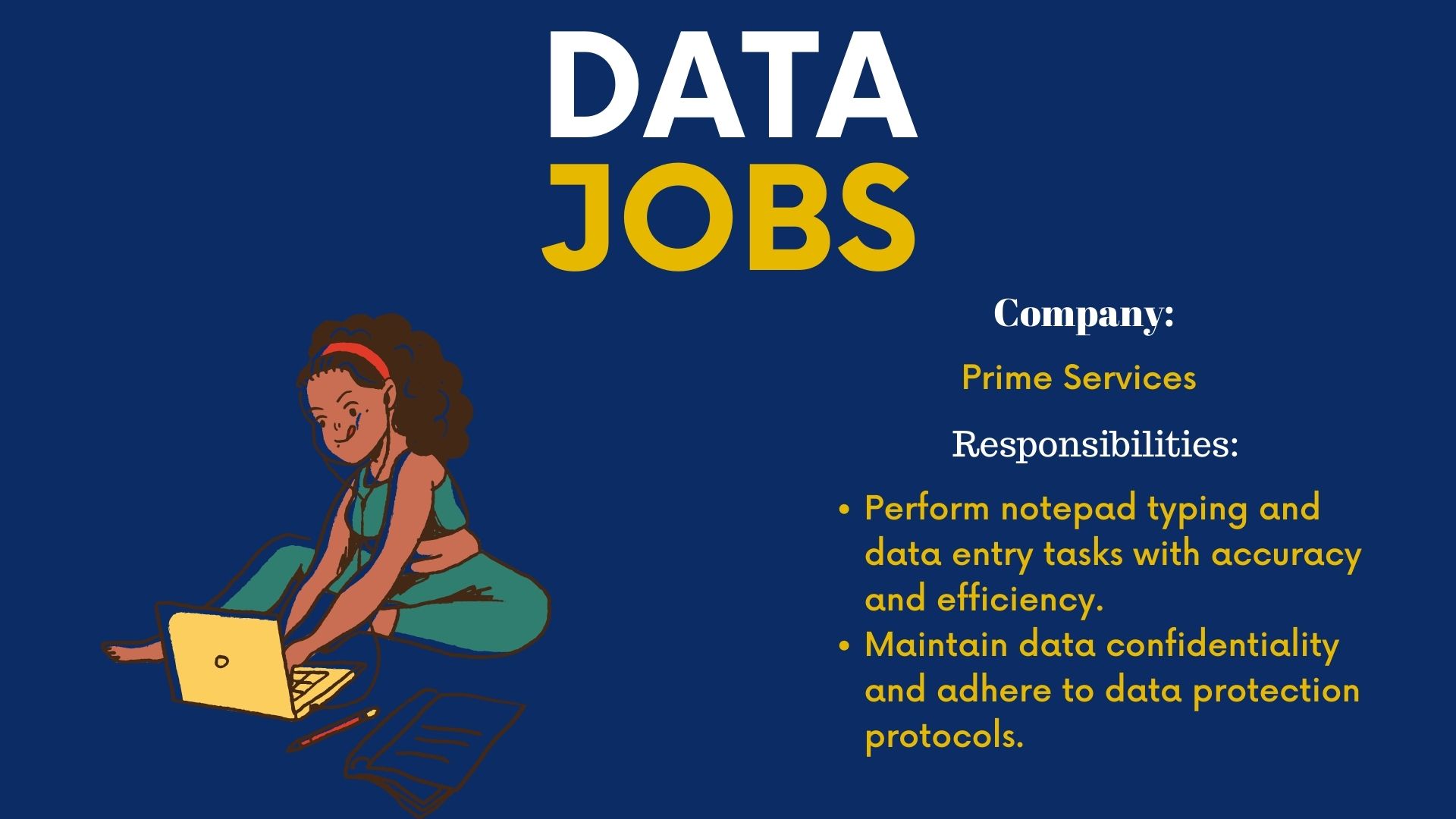 Notepad Typing Data Entry