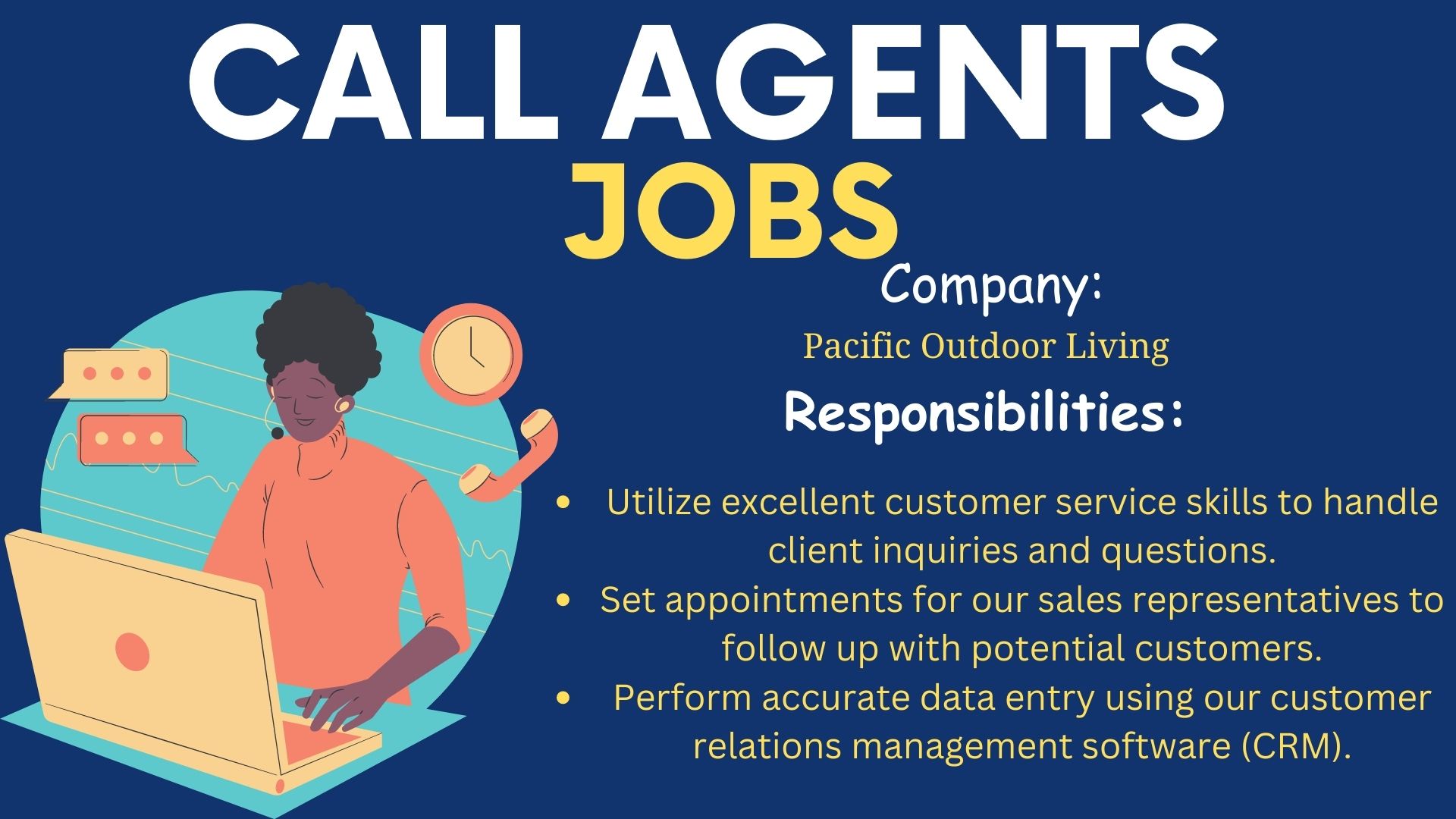 position of call center agent