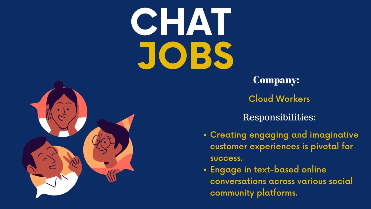 Text Chat Moderator (Cloud Workers) - Wibblex Jobs