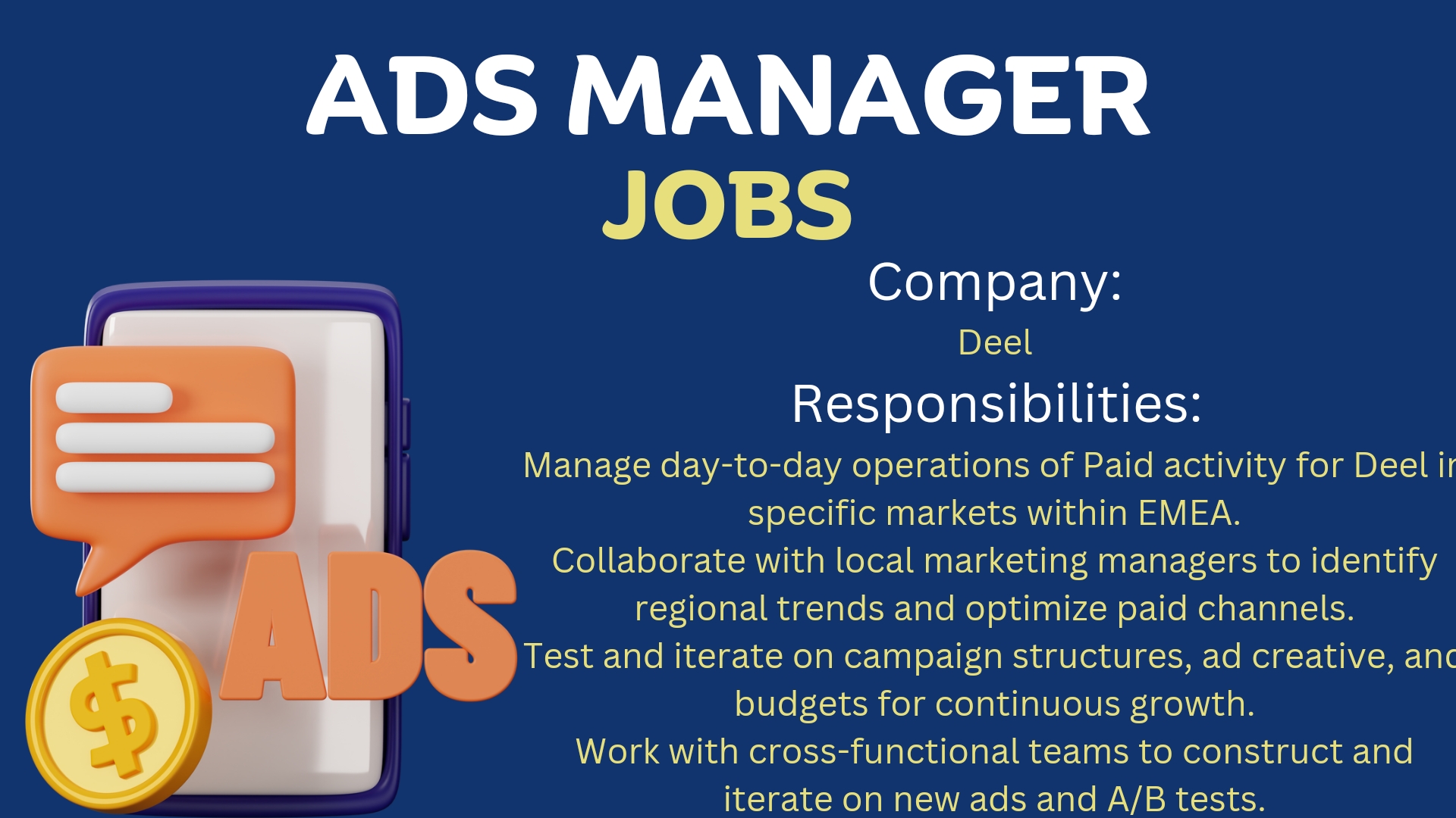 Paid Ads Manager