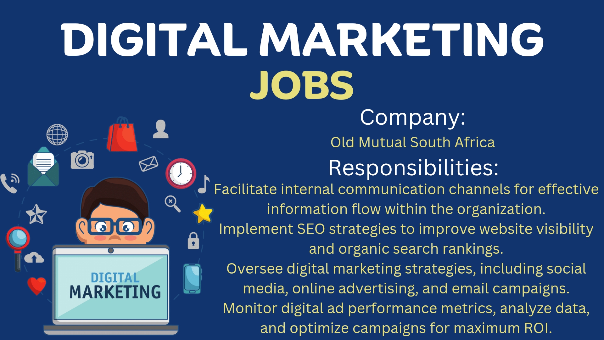 Digital Marketing and Communications Specialist