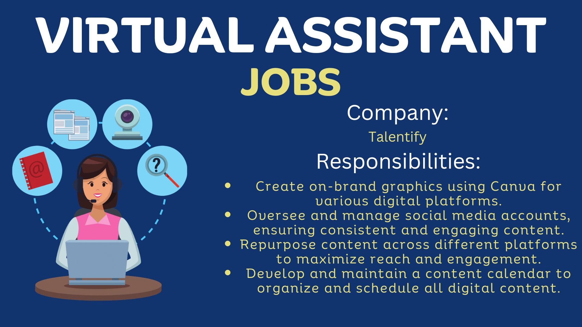 Virtual Assistant 5-7 Hours per Week