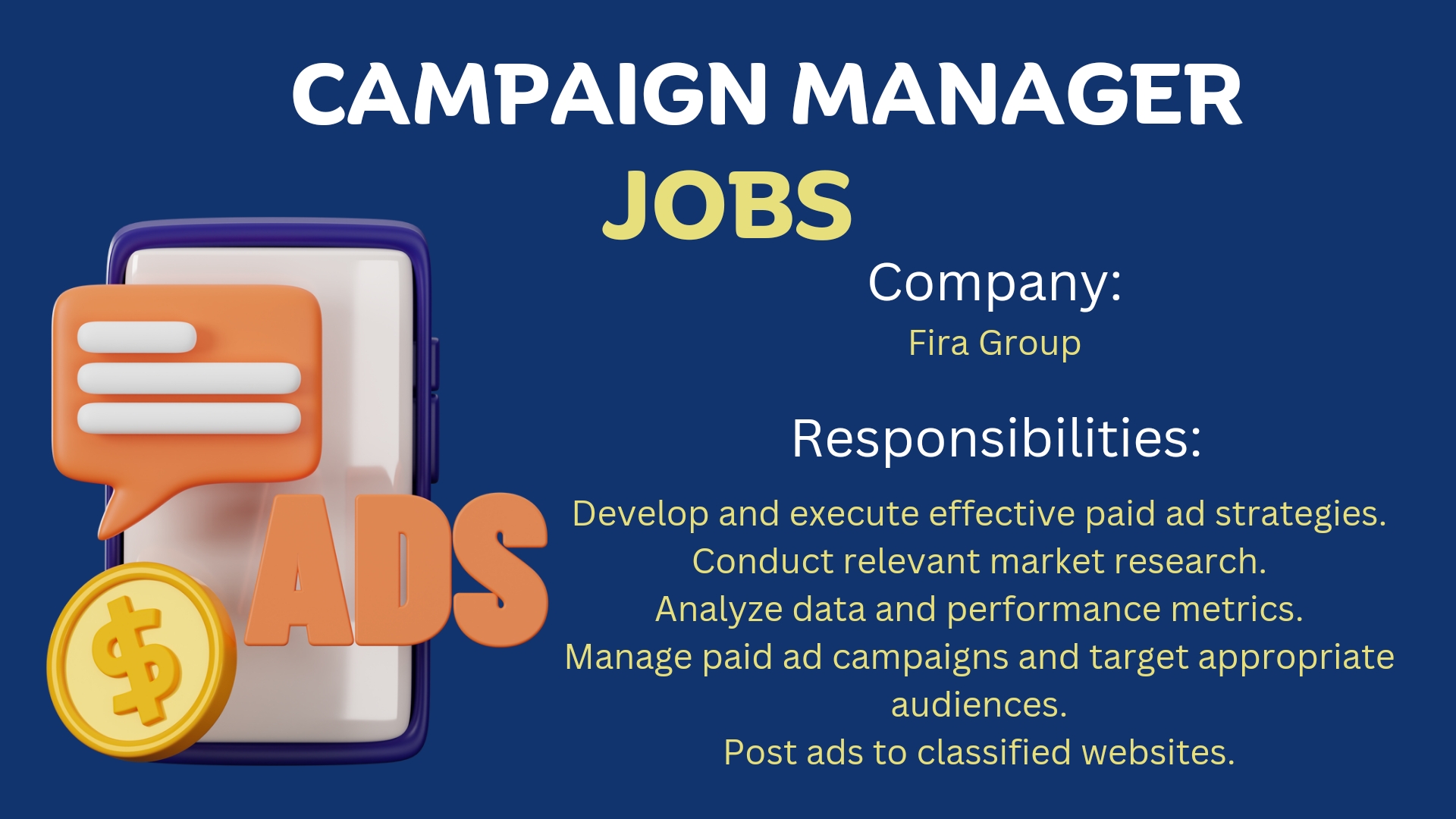 Paid Ad Campaign Manager