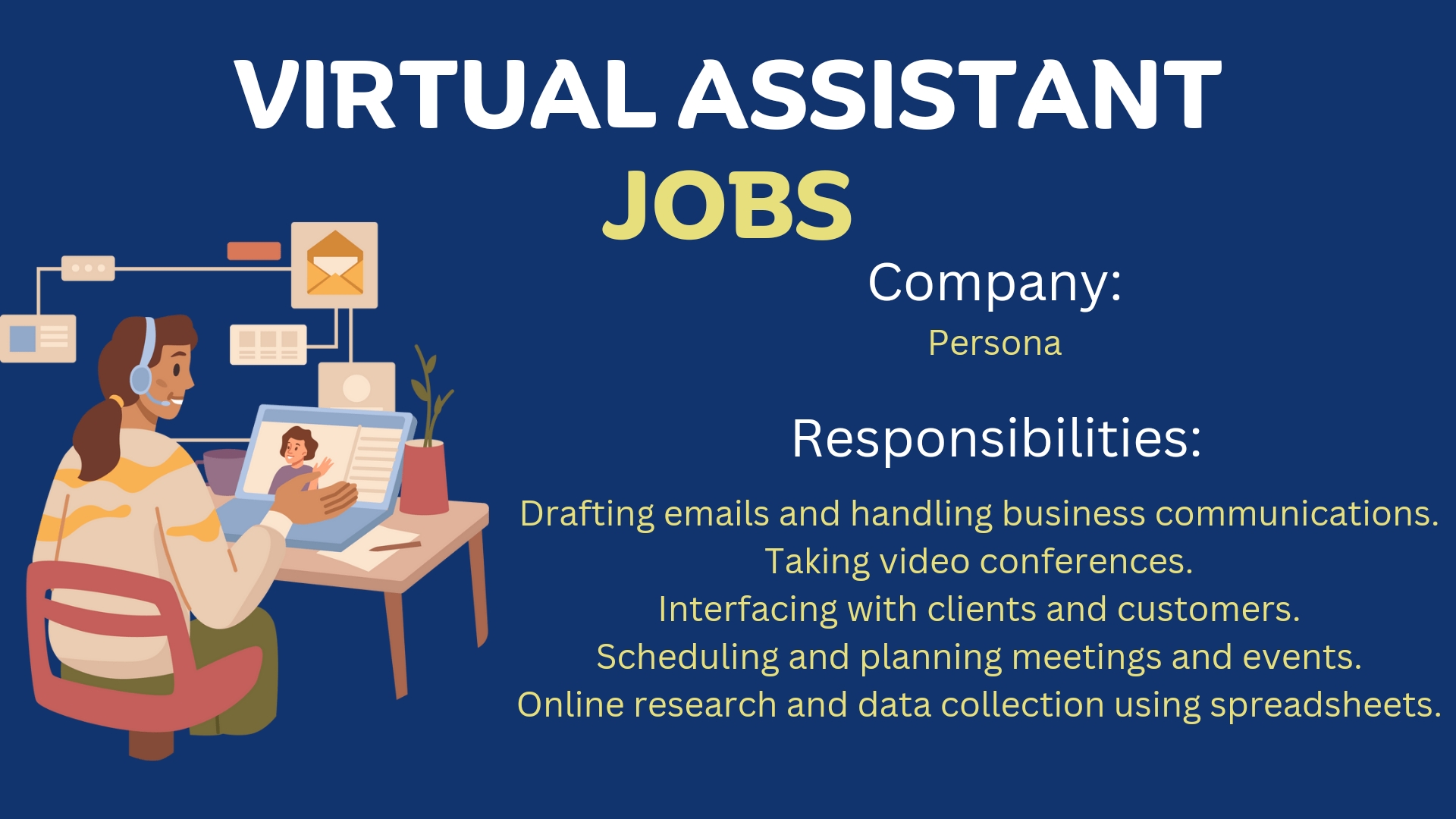 Virtual Assistant (Work From Home)