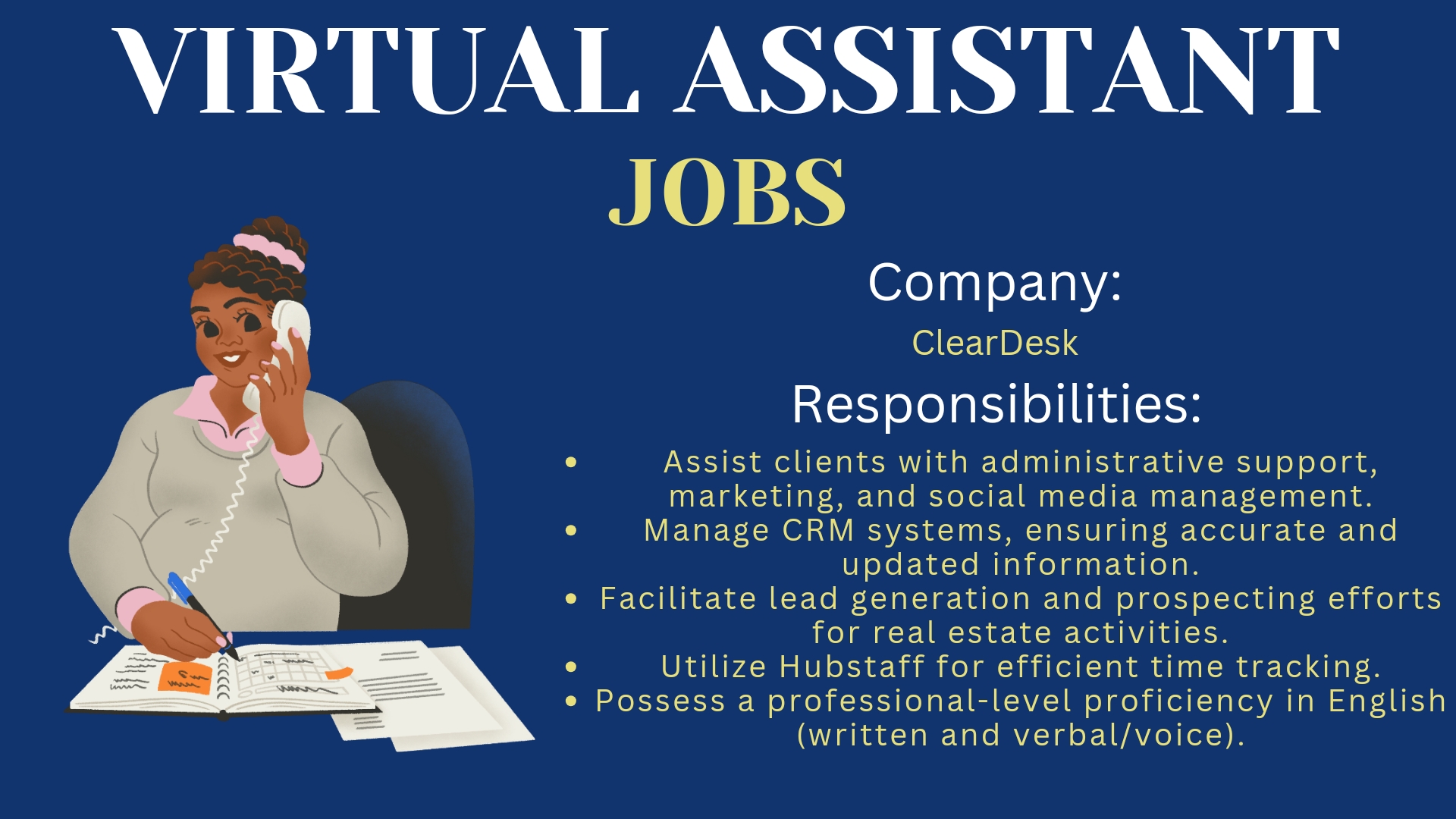 Part Time Real Estate Virtual Assistant