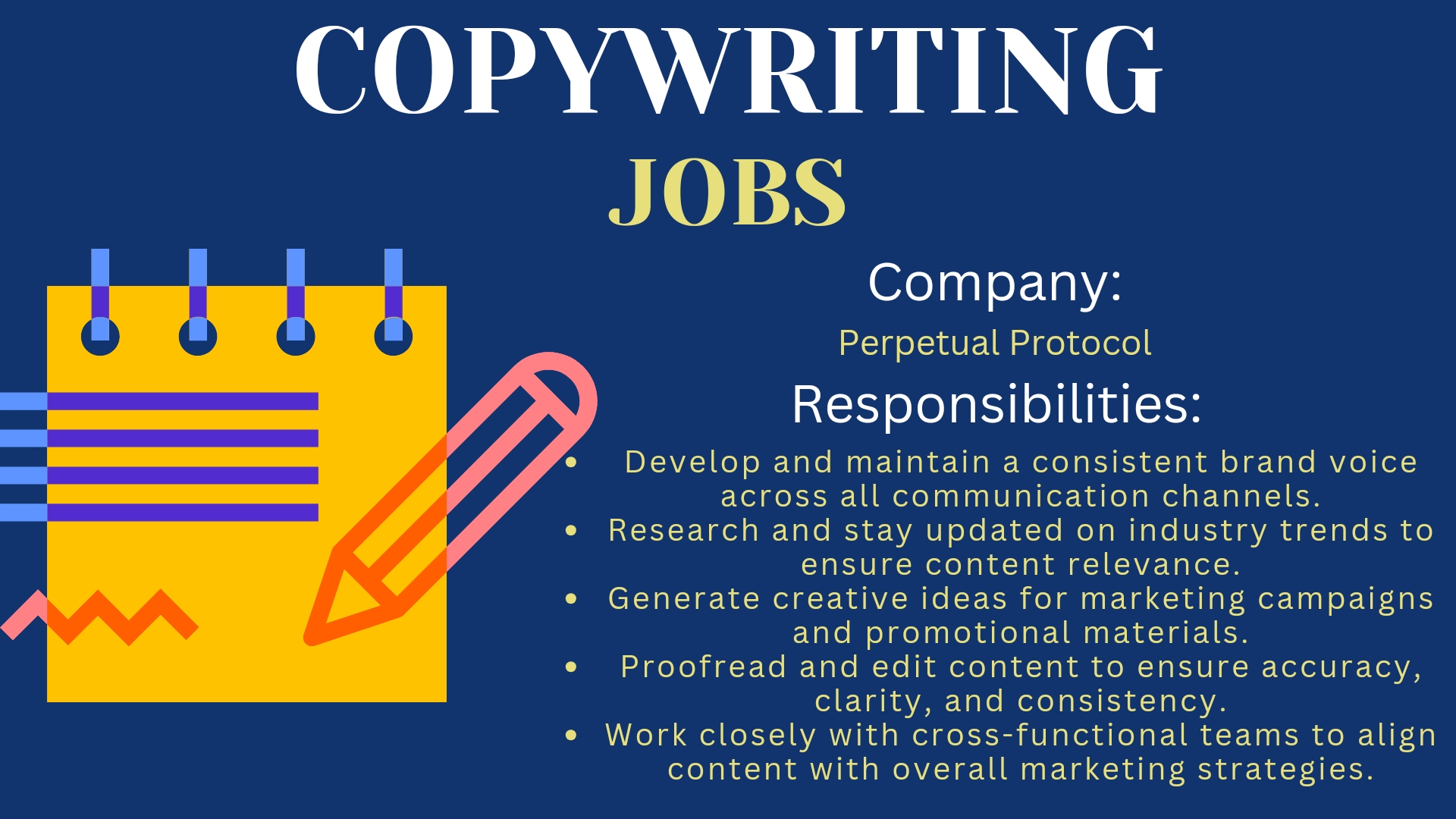 Copywriter job