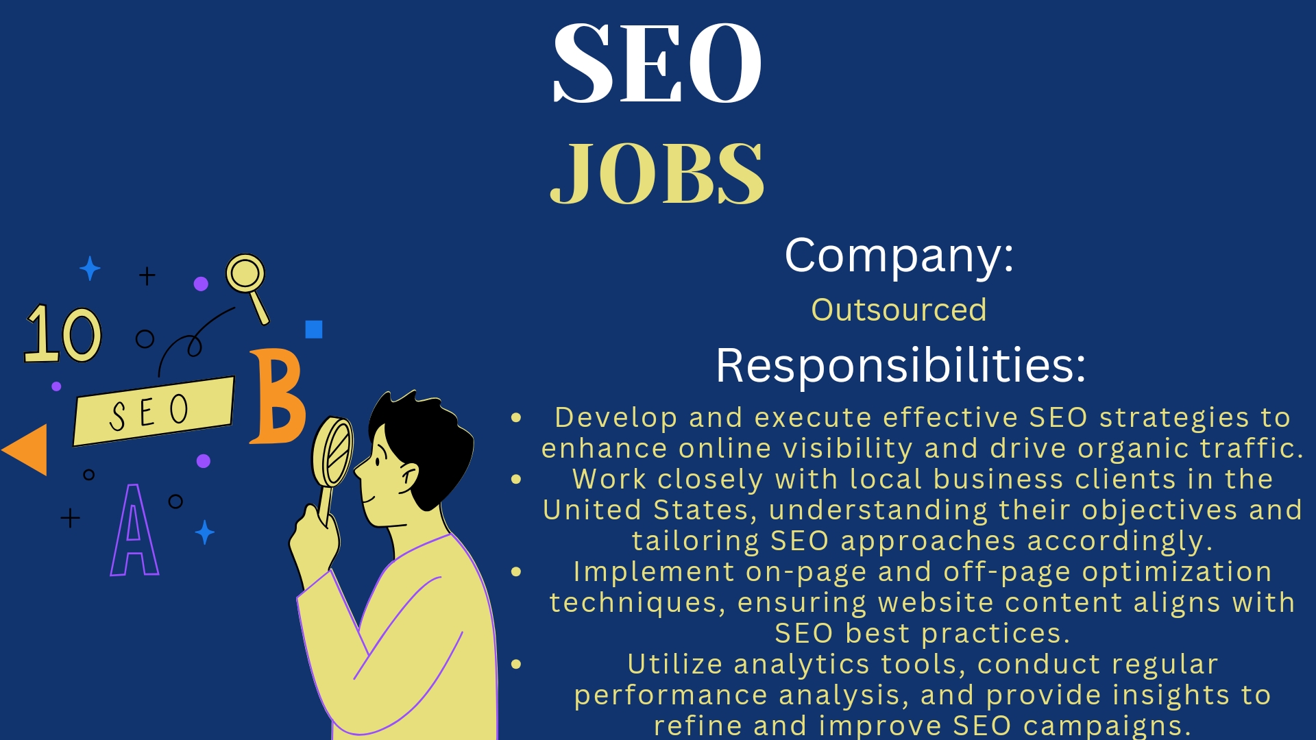 SEO Specialist-Outsourced