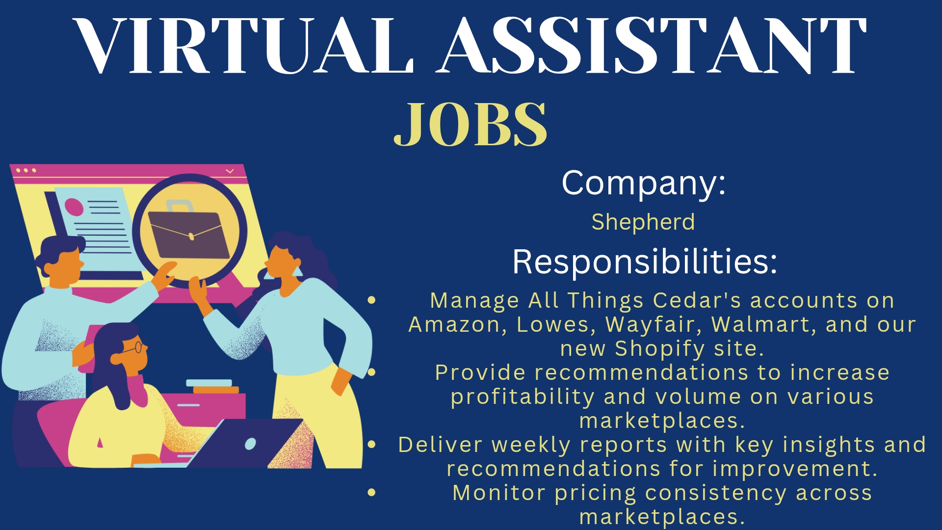 Ecommerce Virtual Assistant