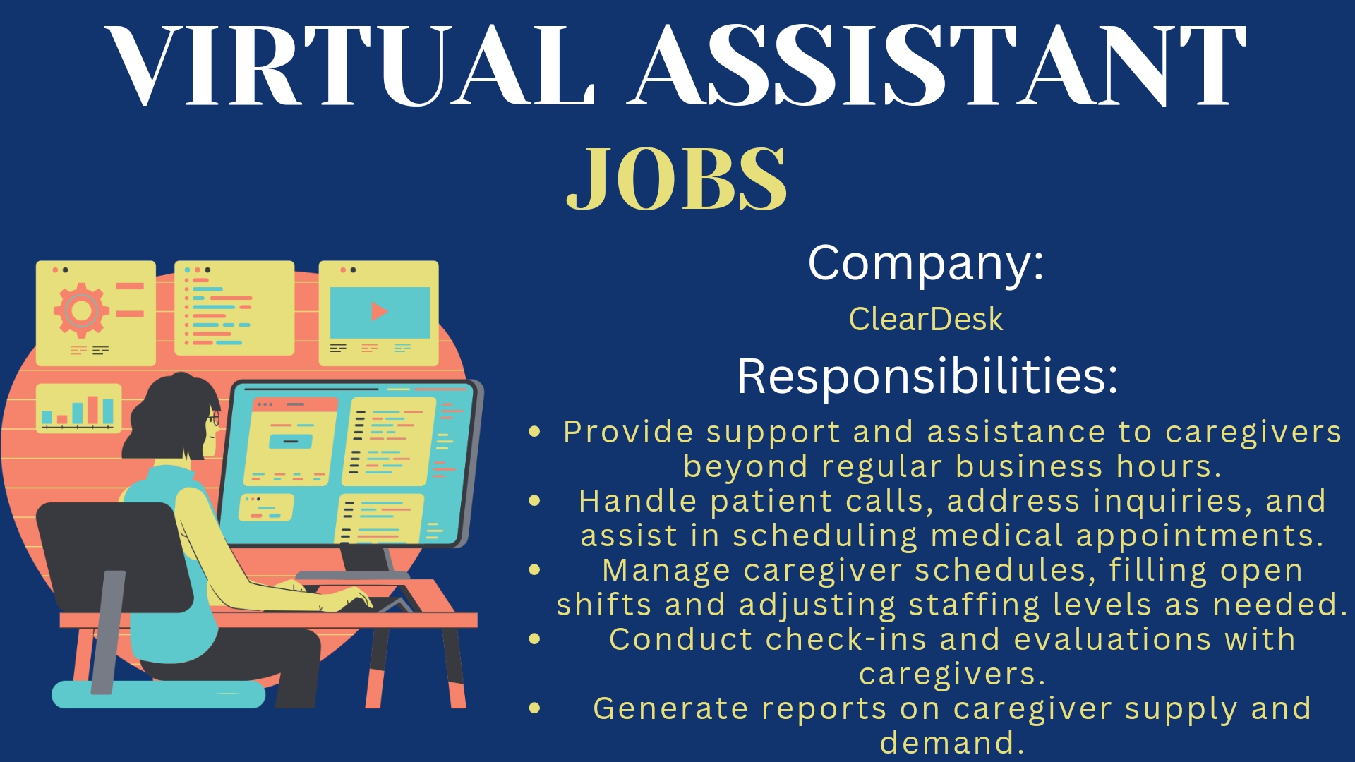 Virtual Assistant - Scheduler (Remote) Job