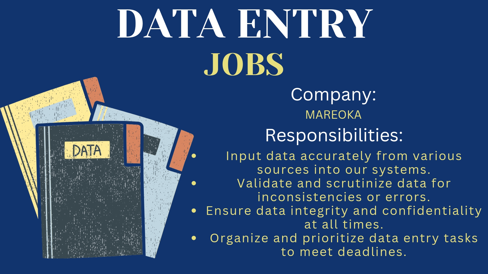 Data Entry Clerk Admin – Remote