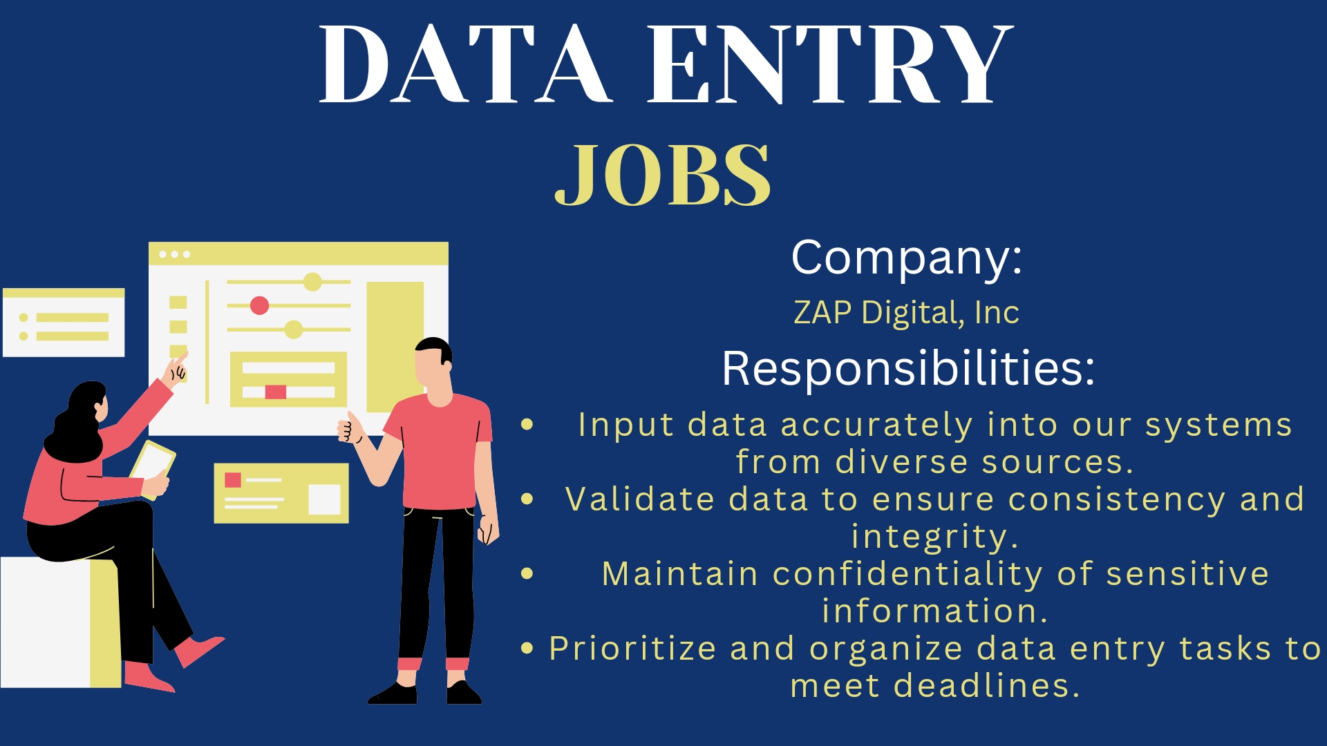 Data Entry Clerk Admin – Remote