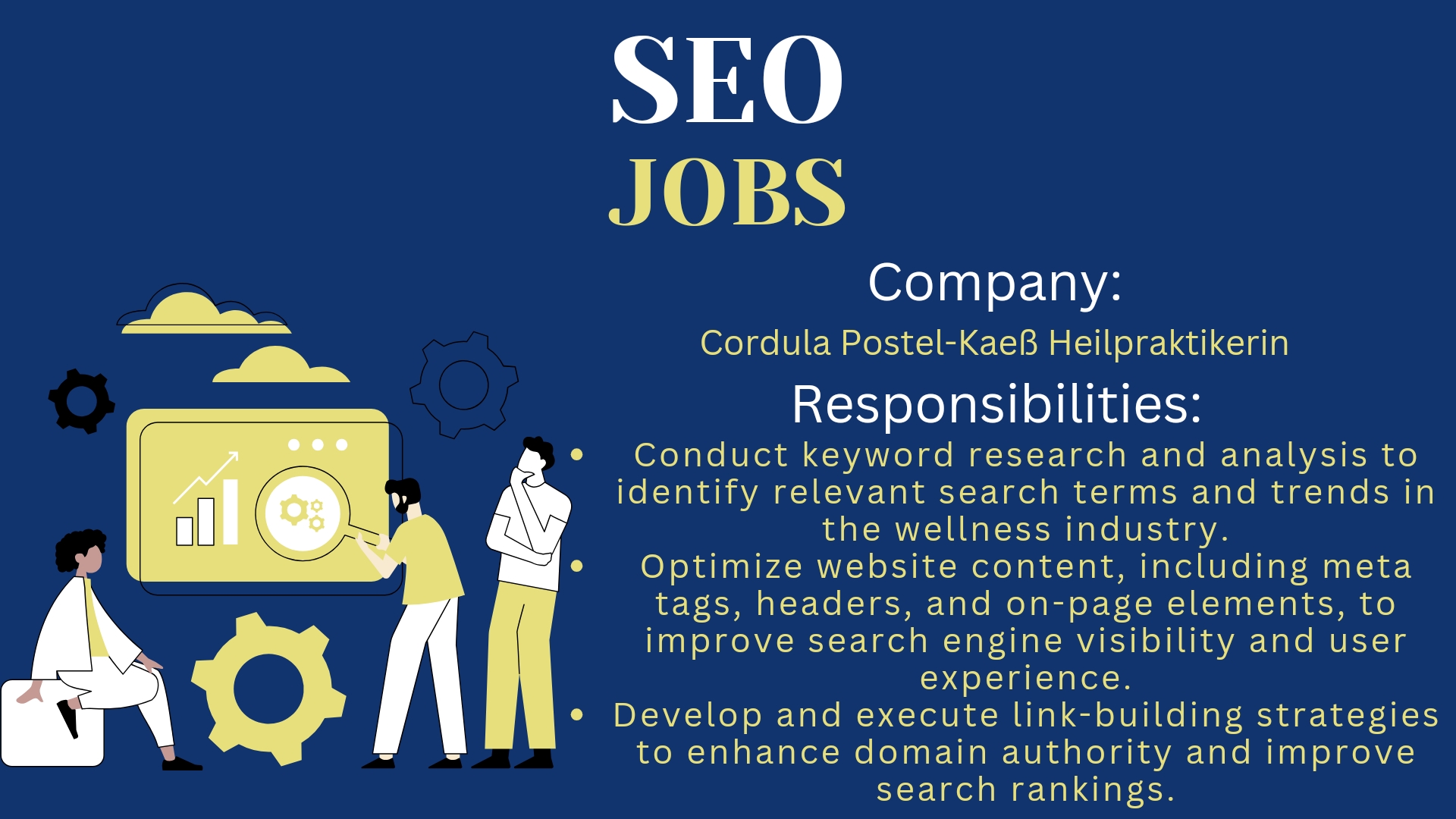 Seo Specialist – Entry Level ( Remote)