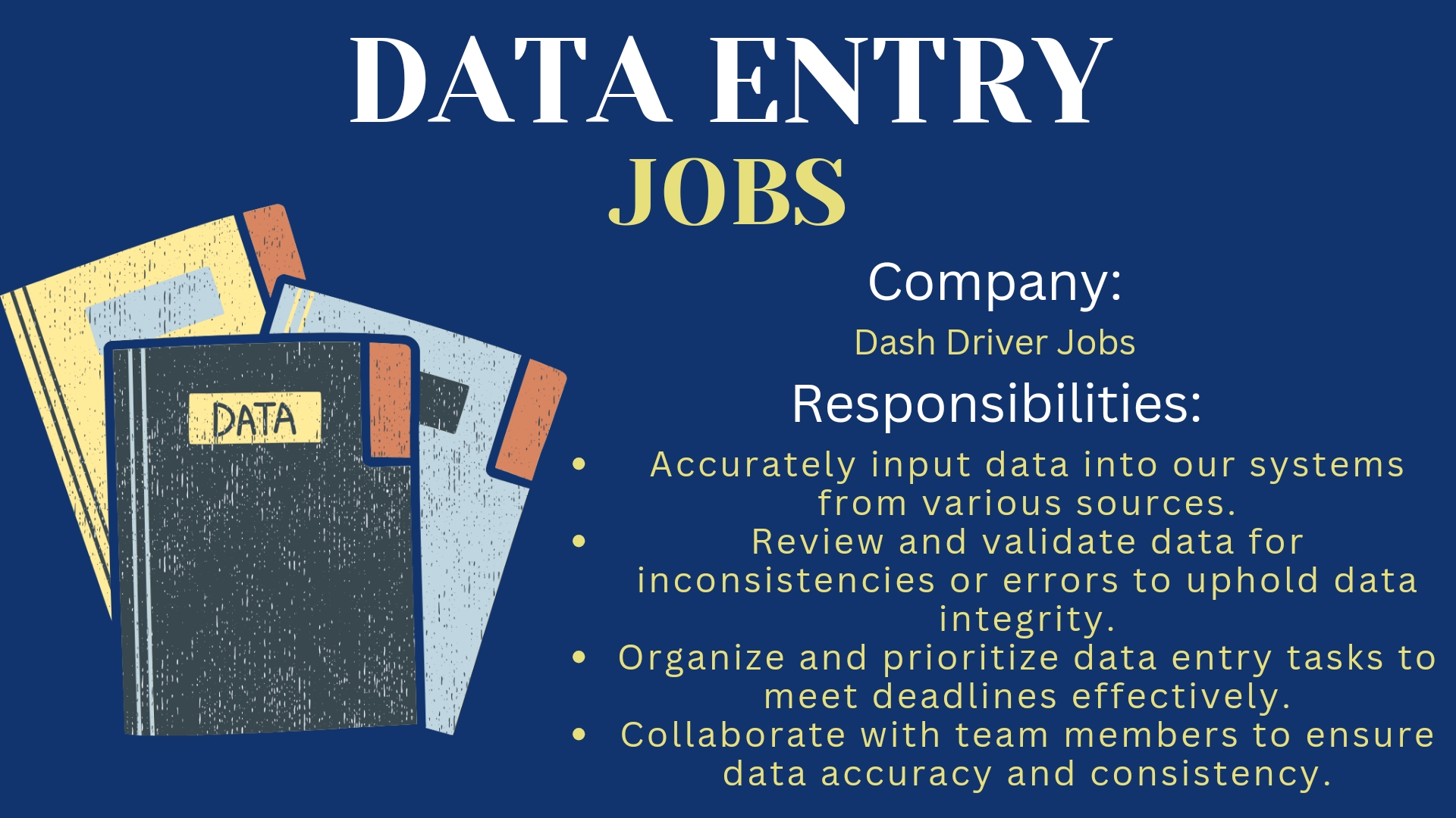 Virtual Data Entry Assistant-Dash Driver Jobs