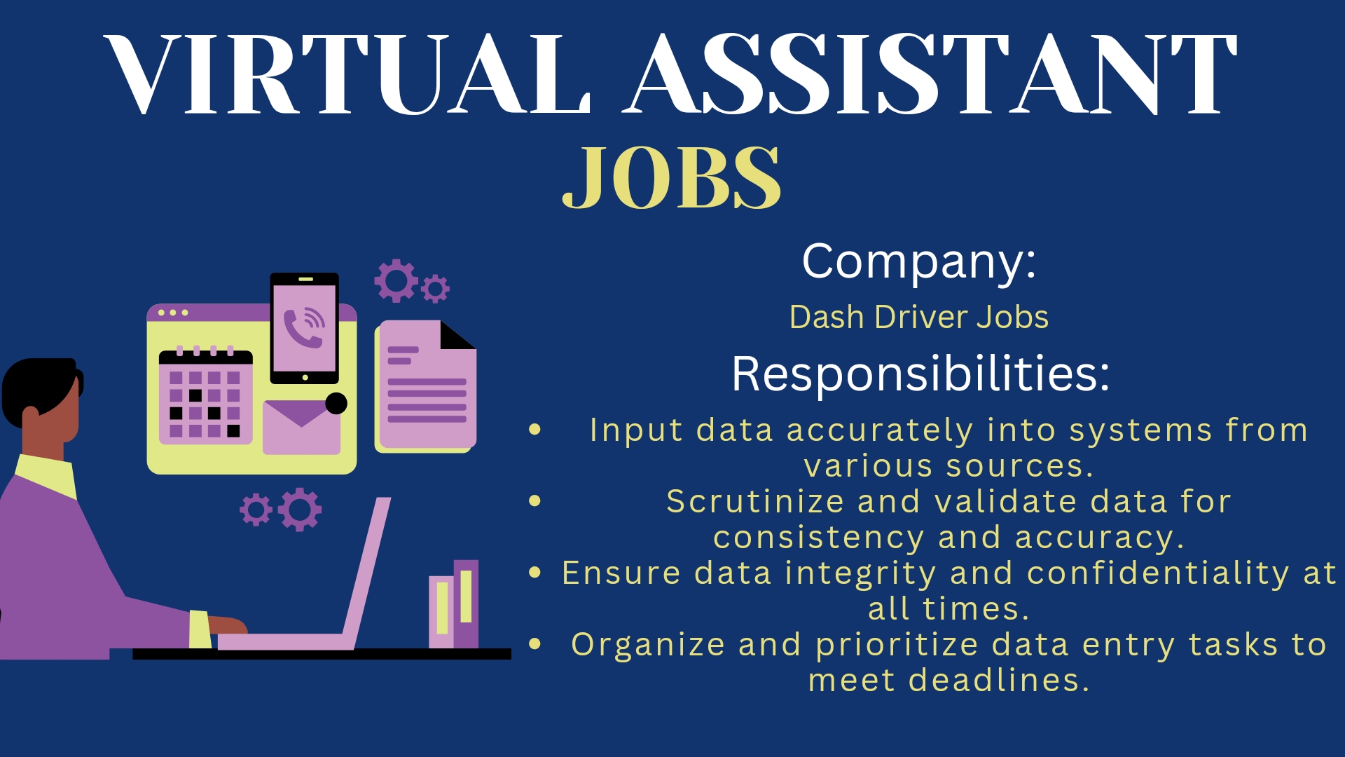 Customer Administrator Virtual Assistant ( Remote)