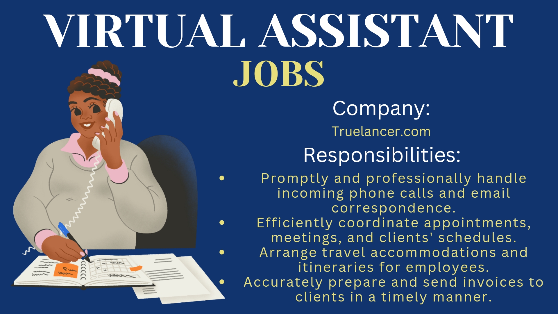 Virtual Assistant-Truelancer.com