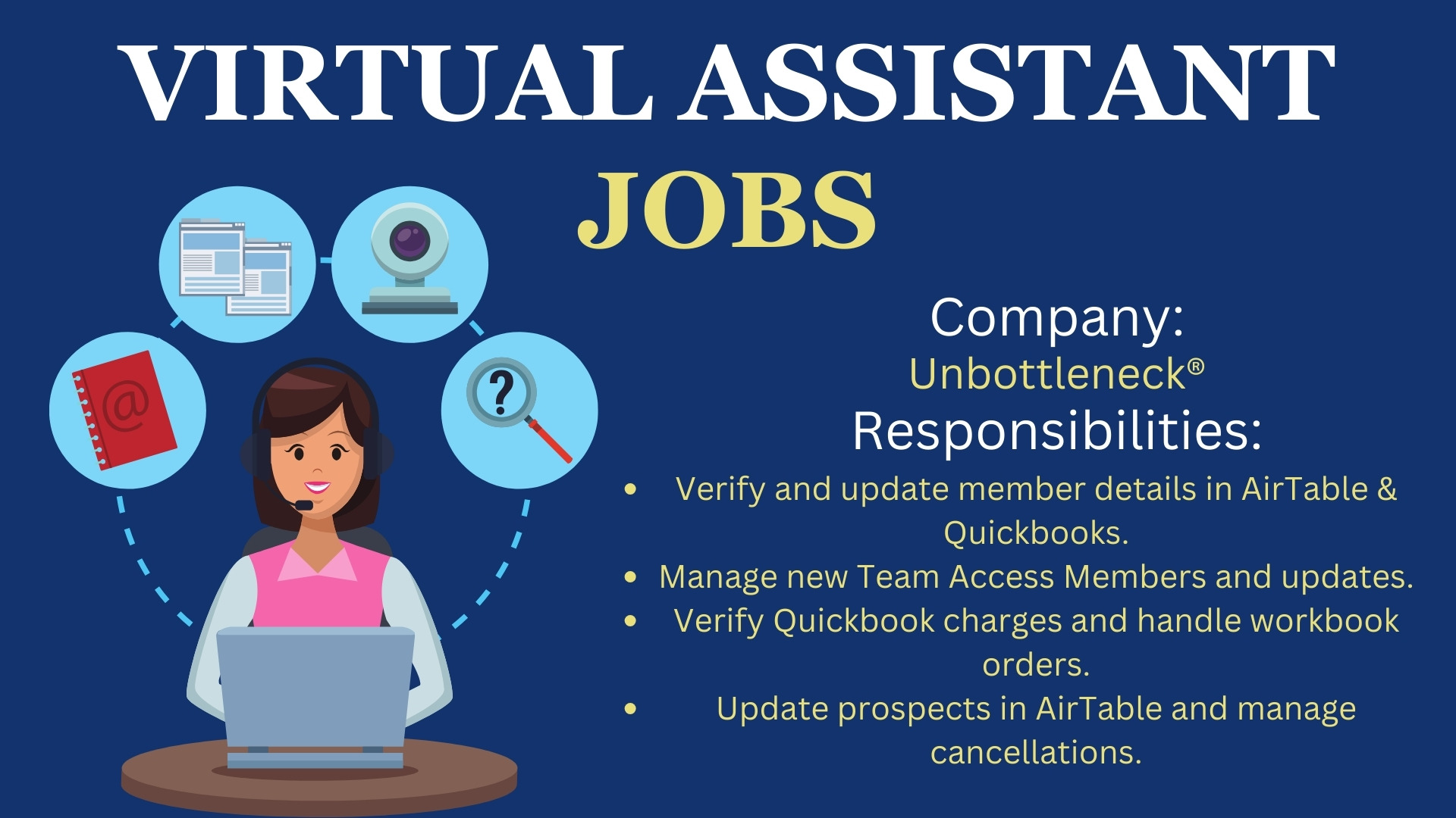 Virtual Assistant (Fully remote for US-based client)