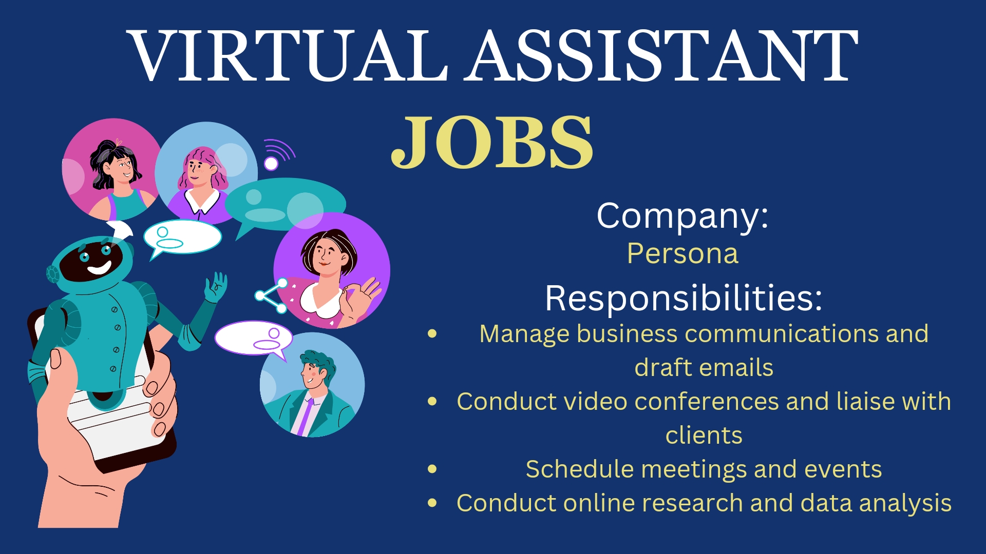 Virtual Assistant (Work From Home)