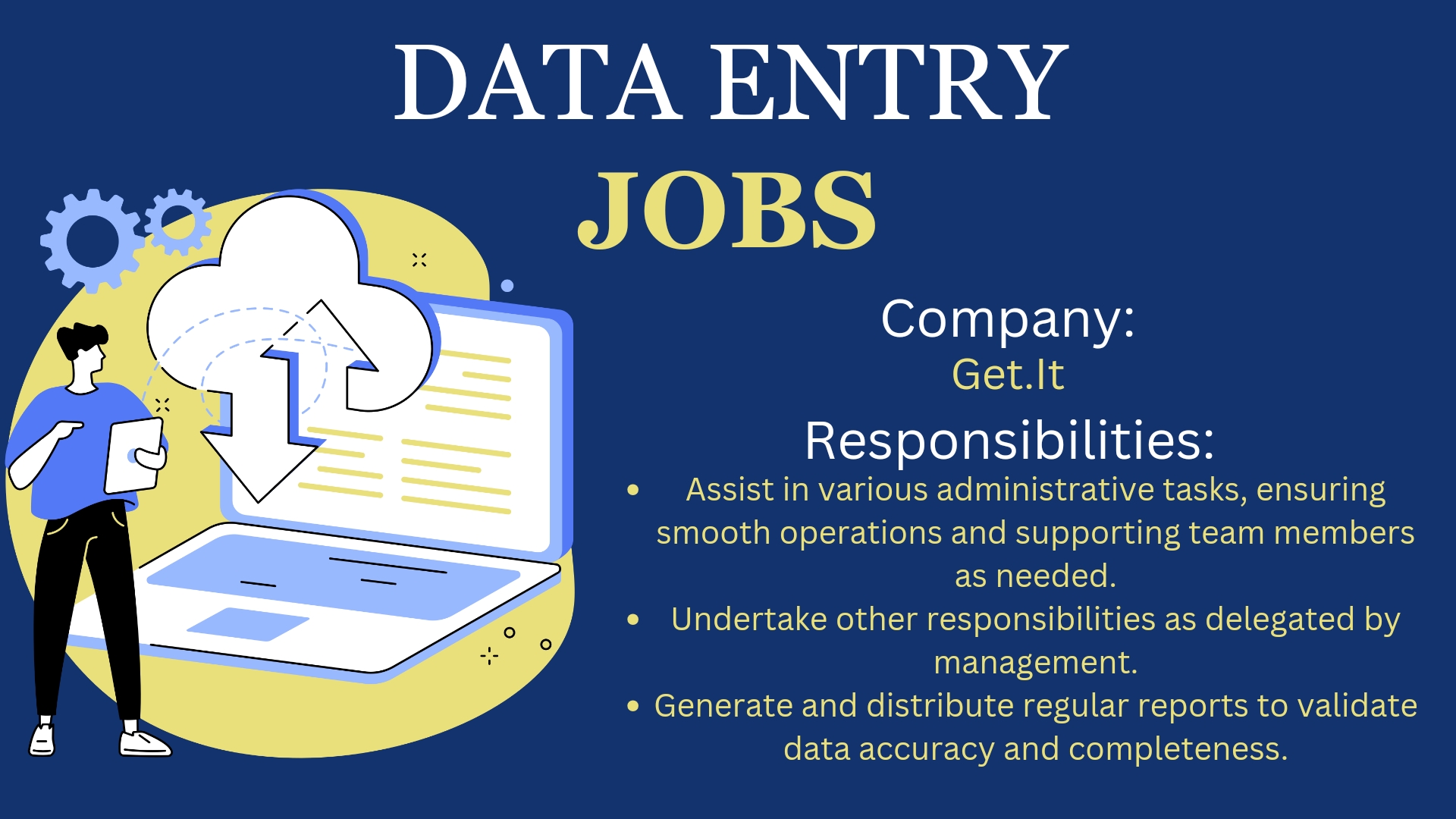 Data Entry (Typist) – Remote | WFH