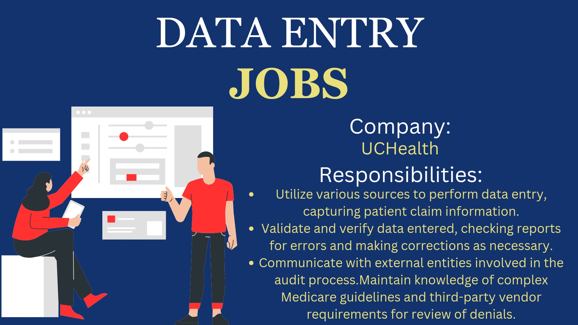 Data Entry Specialist UCHealth job