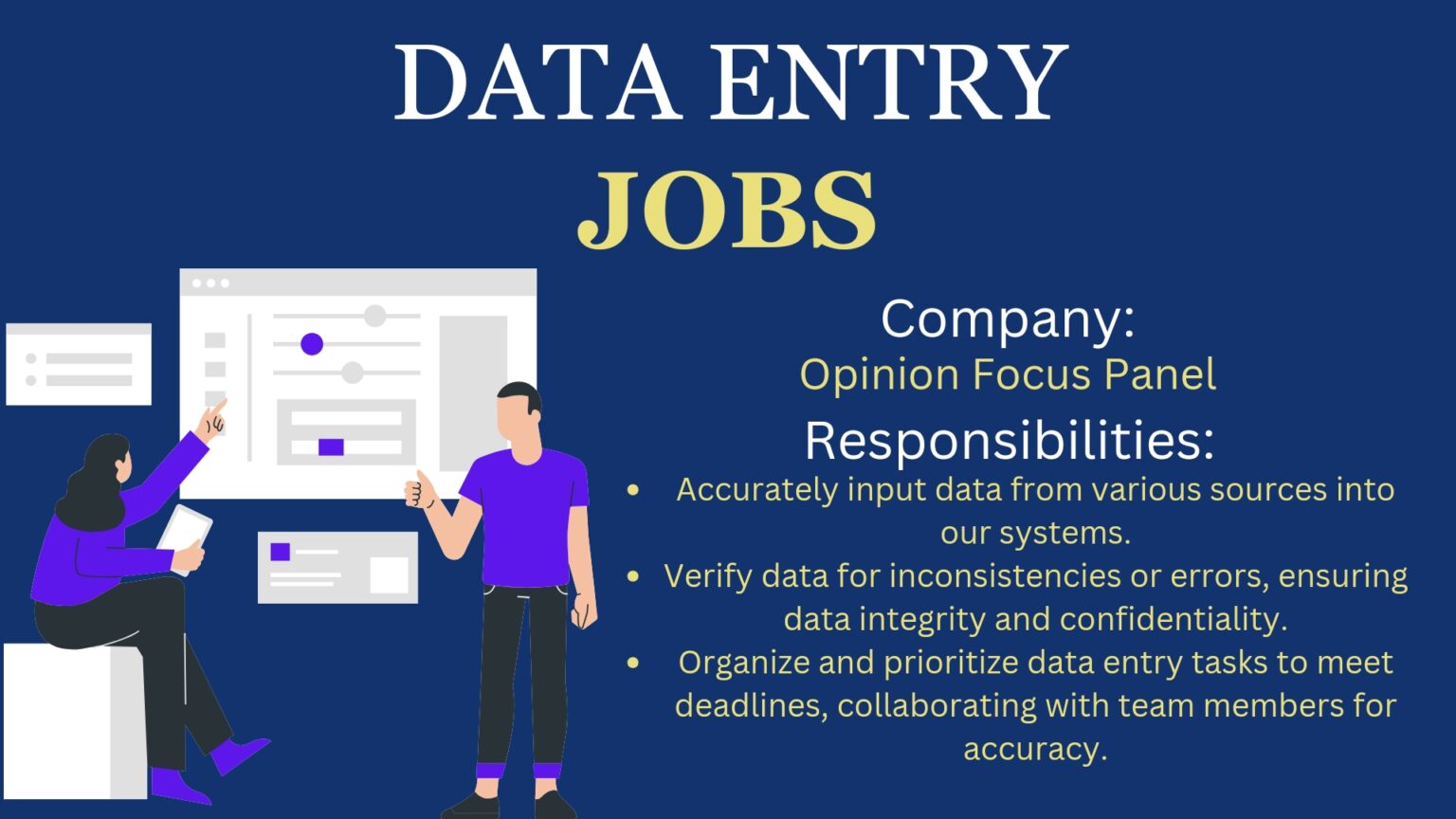 Data Entry(Opinion Focus Panel) - Wibblex Jobs