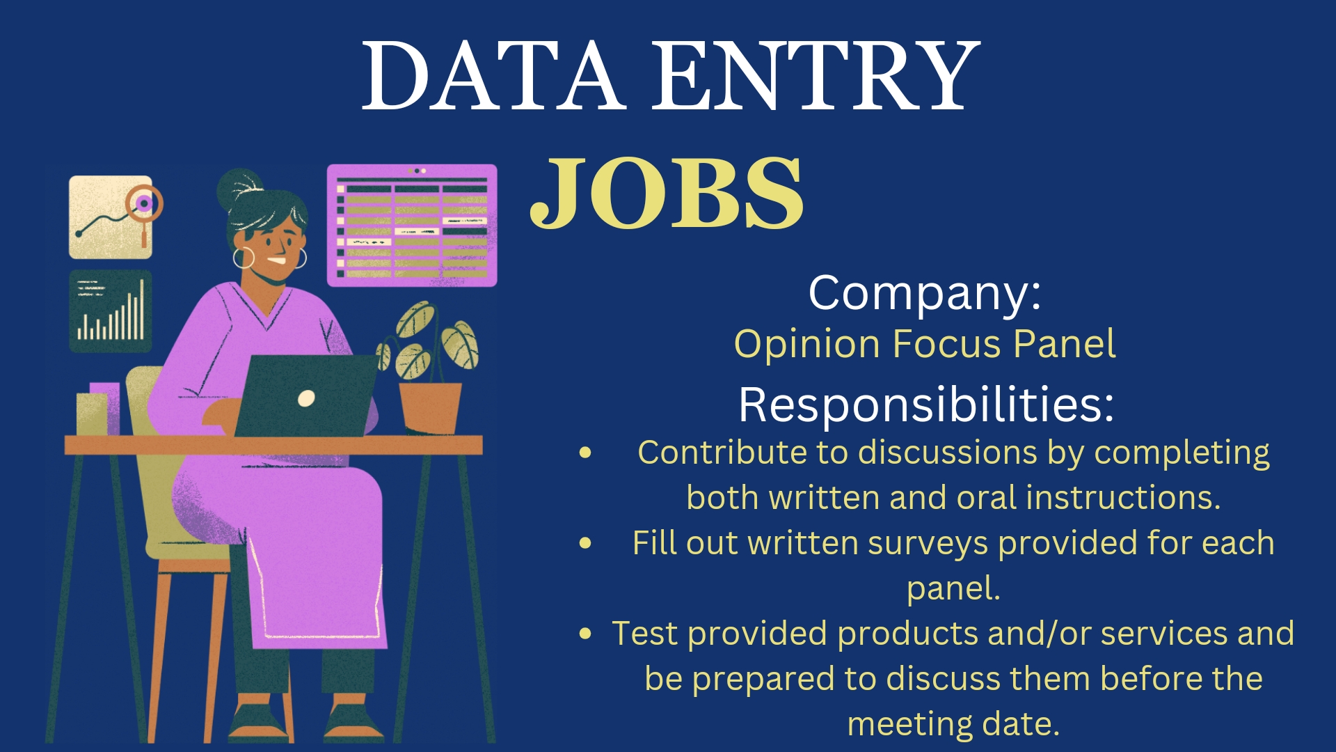 Data Entry Typist – Work Remotely From Home