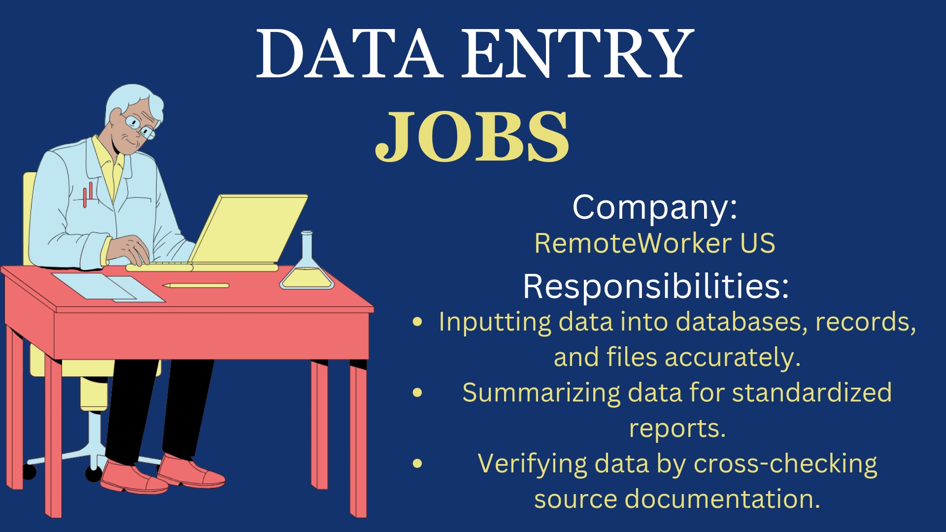 Remote Data Entry(RemoteWorker US)