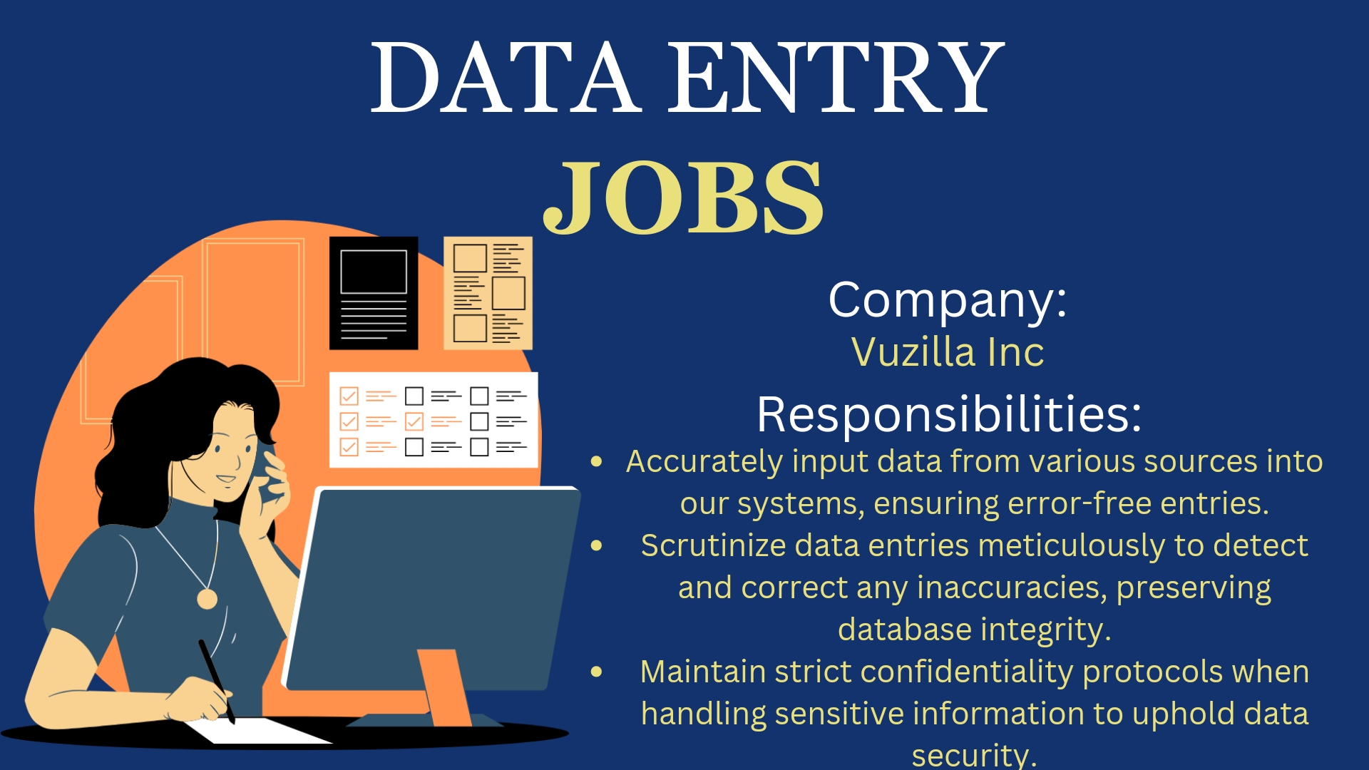 Data Entry Representatives (Work From Home)