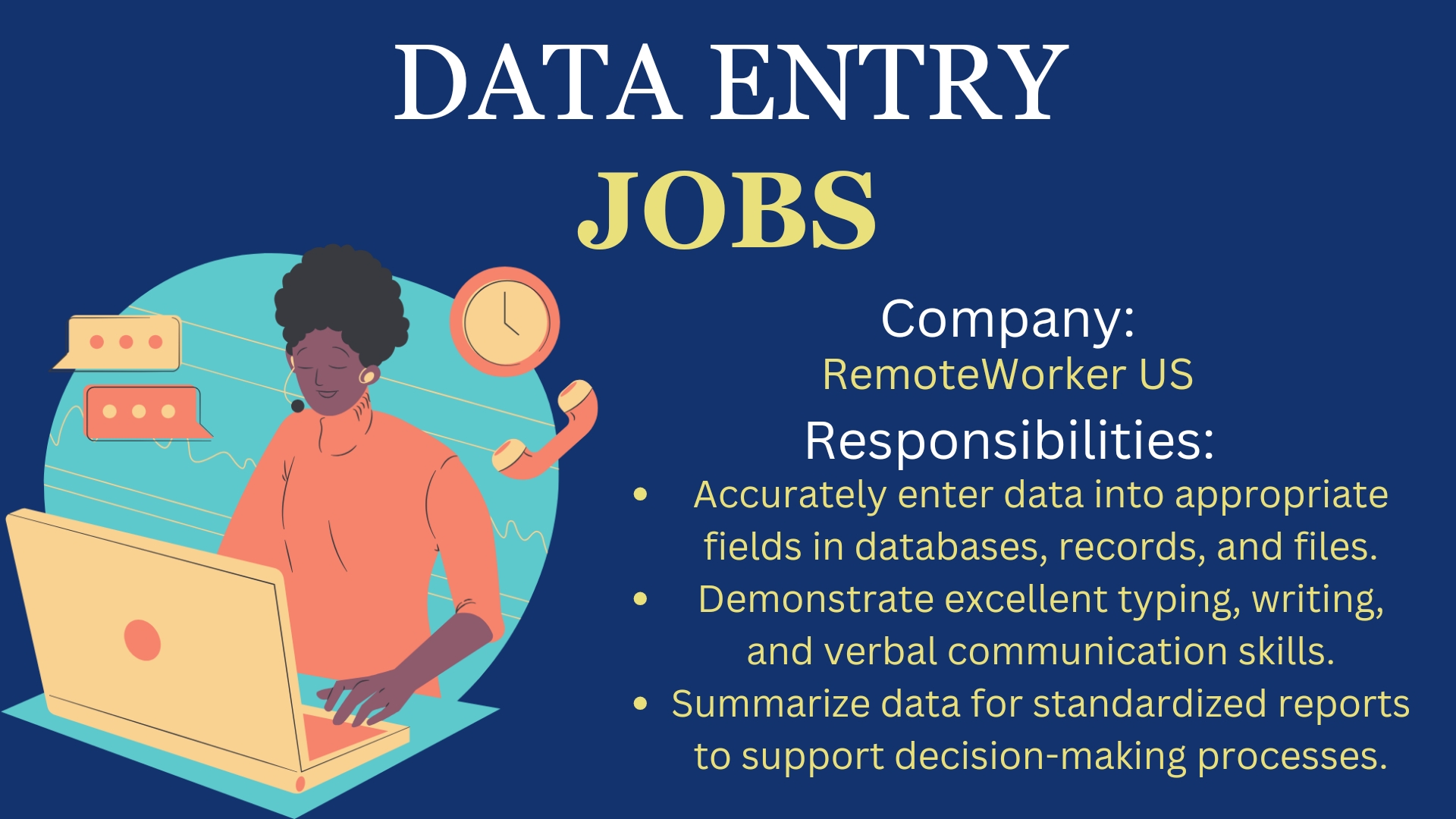 Remote Data Entry-RemoteWorker US