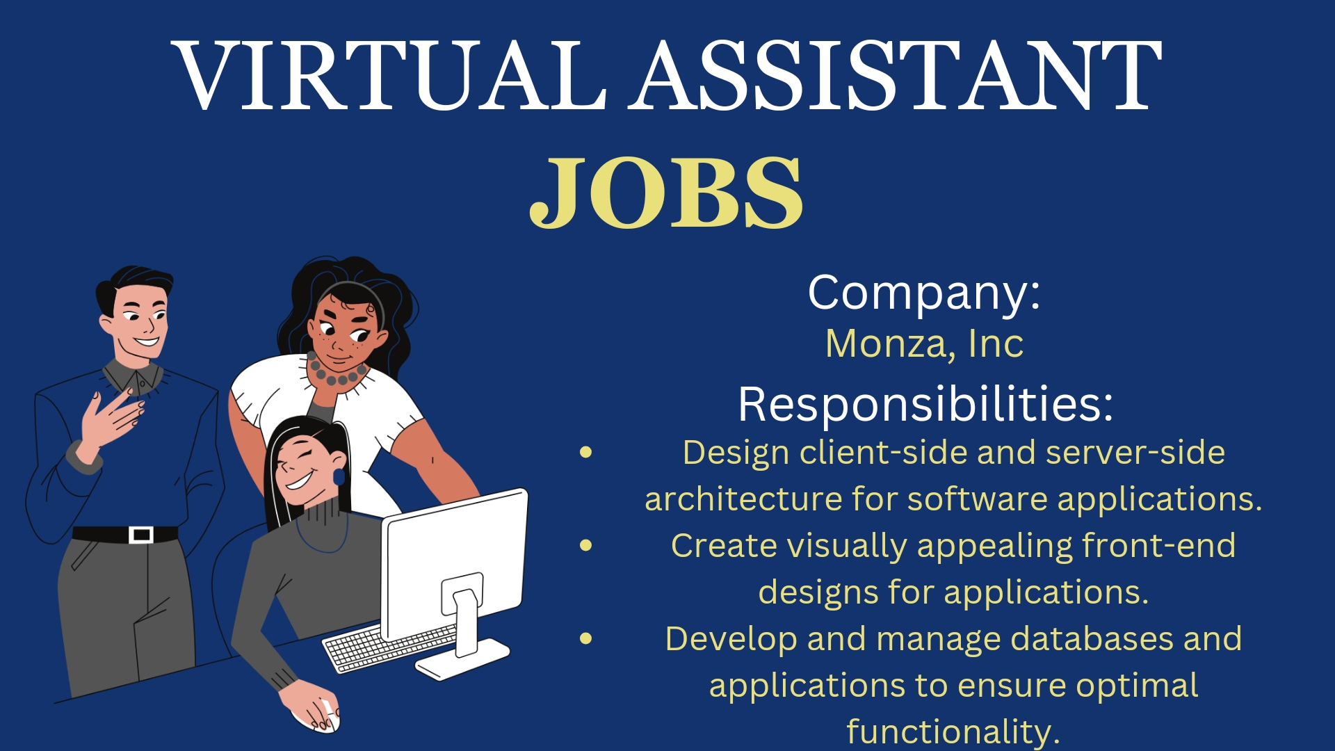 Virtual Assistant(Monza. Inc)