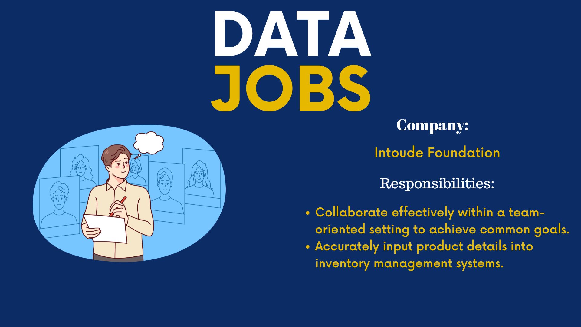 Ecommerce Data Entry Specialist